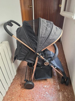 Silla de paseo Asalvo NOVA Negra y Oro