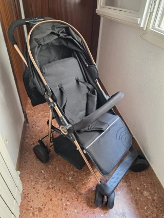 Silla de paseo Asalvo NOVA Negra y Oro