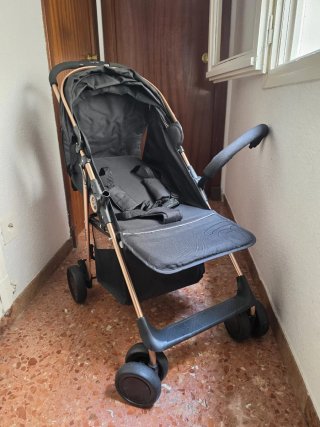 Silla de paseo Asalvo NOVA Negra y Oro