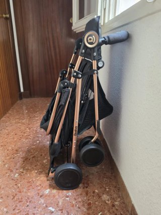 Silla de paseo Asalvo NOVA Negra y Oro