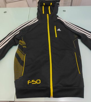 Chaqueta Adidas F50 Negra y Amarilla