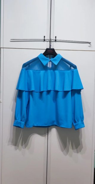 Top donna turchese taglia unica