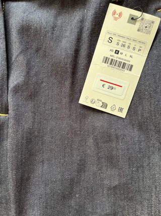 Pantalón vaquero Zara azul