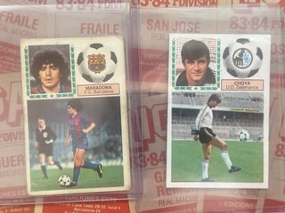 LOTE +350 “SIN PEGAR” CROMOS LIGA ESTE 83-84