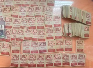 LOTE +350 “SIN PEGAR” CROMOS LIGA ESTE 83-84