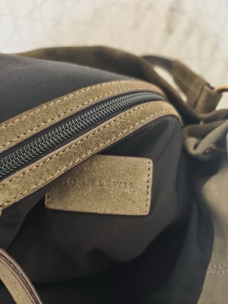 Bolso John Lewis Piel Verde Oliva
