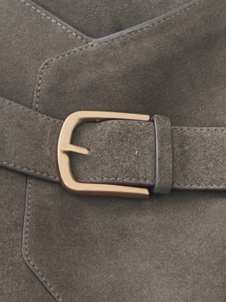 Bolso John Lewis Piel Verde Oliva