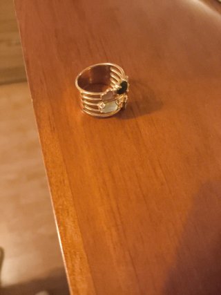 Anillo Tous Corazones y Piedras