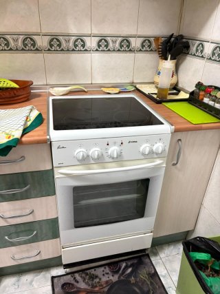 Vitrocerámica y horno
