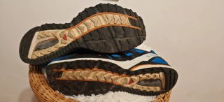 Zapatillas Salomon Trail Running Azul Naranja