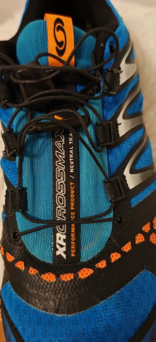 Zapatillas Salomon Trail Running Azul Naranja