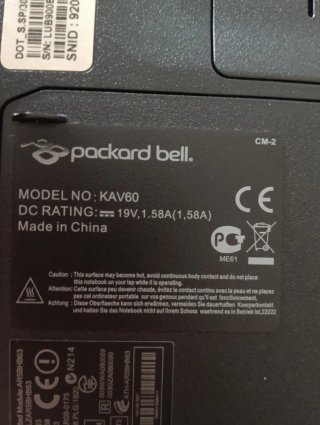 Packard Bell Ordenador Portátil Negro/Plata