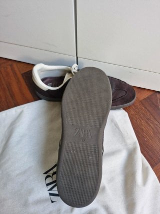 Zapatillas Zara Marrón Beige Talla 39