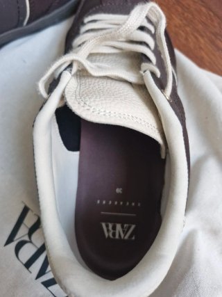 Zapatillas Zara Marrón Beige Talla 39