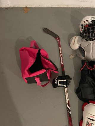 Equipo Completo Hockey Hielo + 2 Sticks Para niñ@