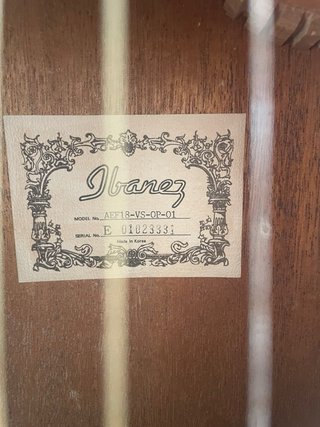 Guitarra acústica Ibañez