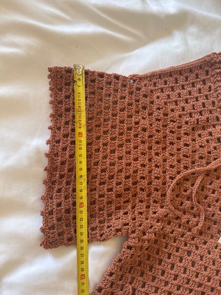 Pantalón de ganchillo hecho a mano