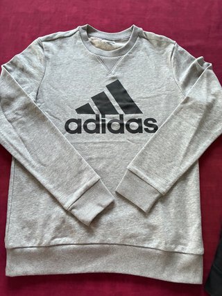 Sudadera Adidas Hombre Talla S Gris