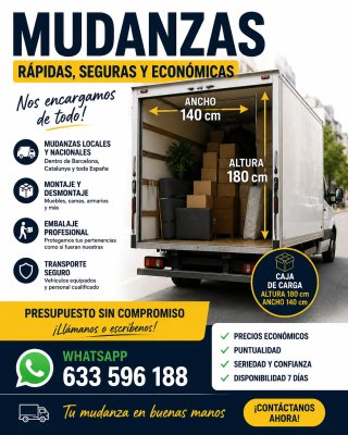 MUDANZAS PORTES BARCELONA CATALUNYA