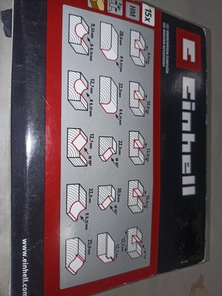 14 Fresas EINHELL