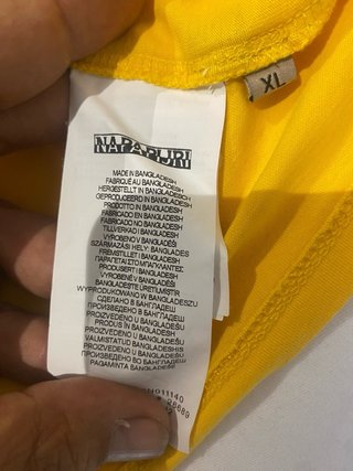 Camiseta Napapijri Amarilla