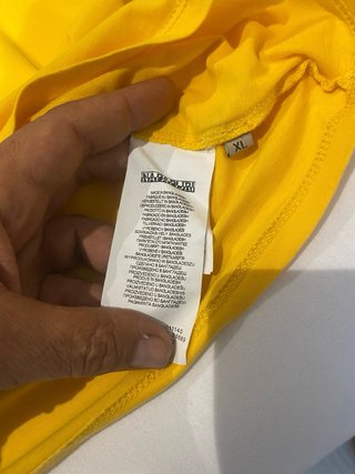 Camiseta Napapijri Amarilla