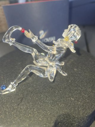 Swarovski figura arlecchino cristallo
