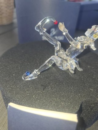 Swarovski figura arlecchino cristallo