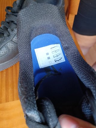 Nike Air Force 1 Negras Talla 38