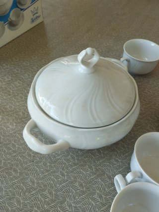 Juego Consomé Porcelana Allegro