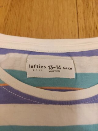 Lote 4 camisetas niño 13-14 años