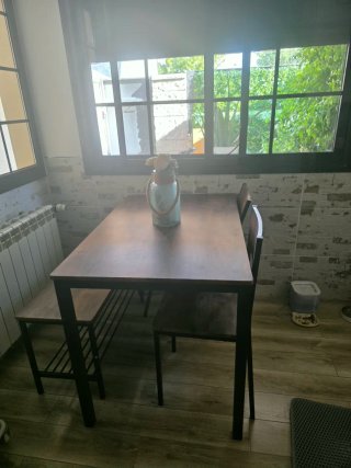 Juego comedor 4 piezas industrial Sogesfurniture