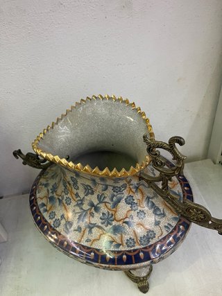 Jarrón de cerámica estilo chino 40cm