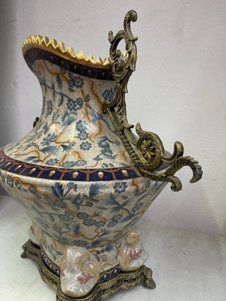 Jarrón de cerámica estilo chino 40cm