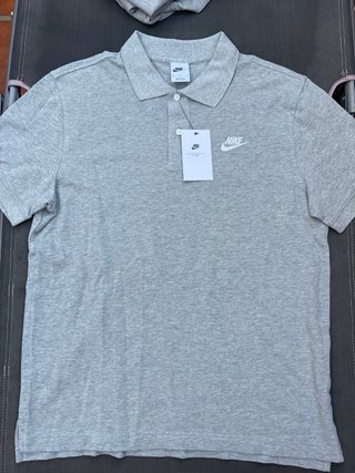 LOTE LIQUIDACION - Polo Nike Manga Corta Gris