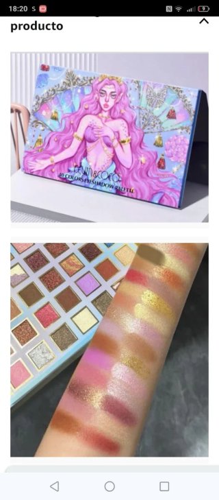 Paleta de sombras KEUIN&COCO 96 Fashion