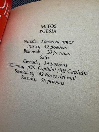 Libros antiguos poesía