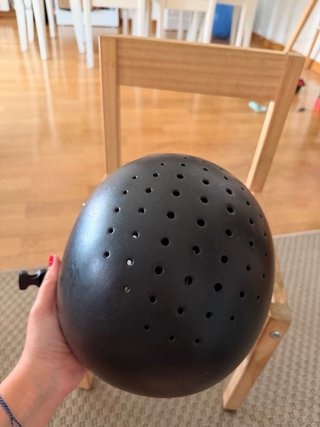 Casco de equitación negro