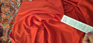 Vestido estampado paisley naranja