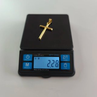 Colgante Cruz Oro 18k
