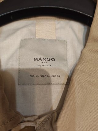 Blazer Mango Talla XL Beige