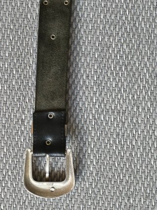 Cinturón Cuero Estilo Western/Rockabilly Tachuelas