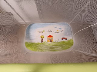 Parque bebé plegable