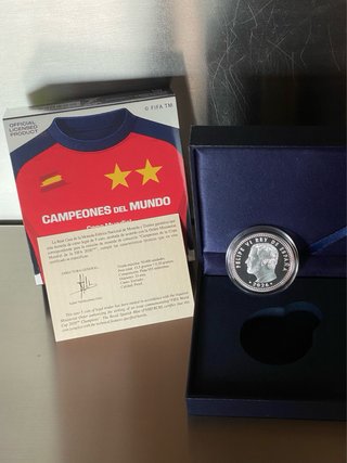 Moneda Plata Campeones del Mundo FIFA 2026