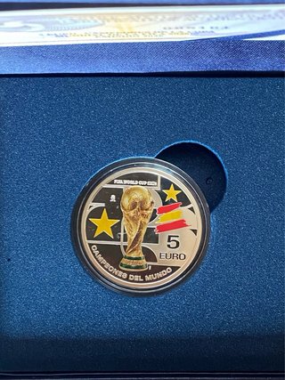 Moneda Plata Campeones del Mundo FIFA 2026