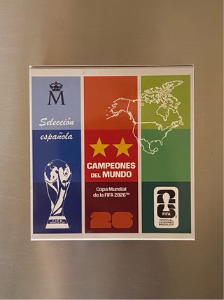 Moneda Plata Campeones del Mundo FIFA 2026
