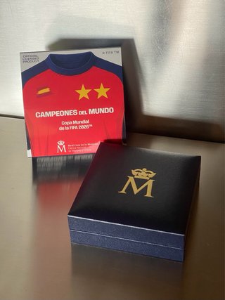 Moneda Plata Campeones del Mundo FIFA 2026