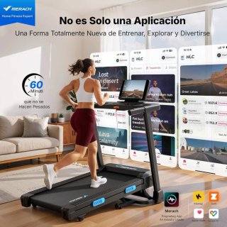 Cinta de correr plegable 15% inclinación
