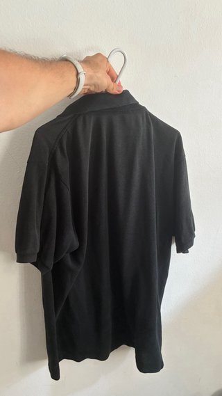 Polo Lacoste Negro Talla S