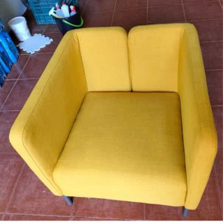 2 Sillones amarillos Ikea